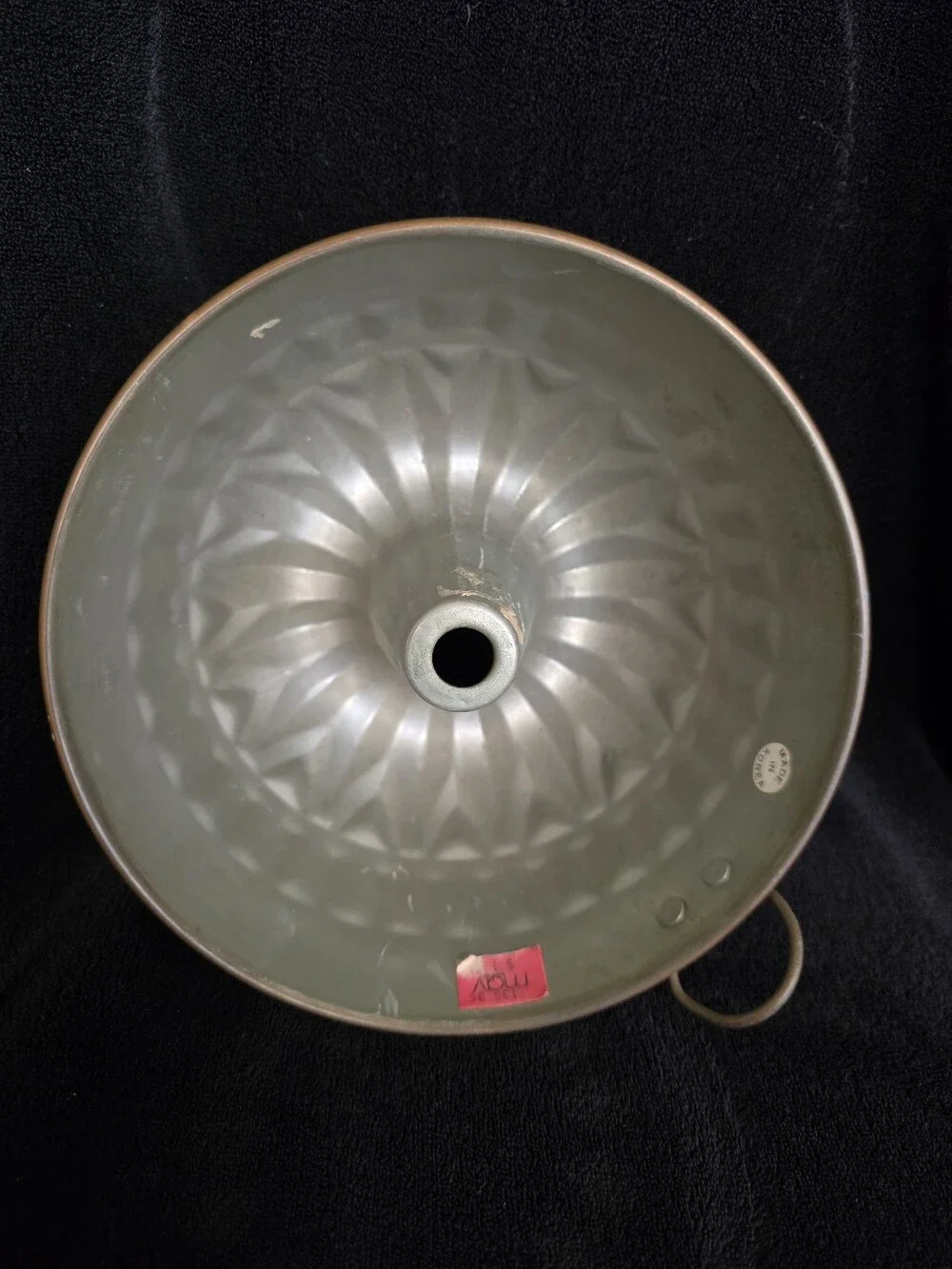 Vintage Copper Tone Bundt Jello Mold Made in Korea Wall Decor 8”